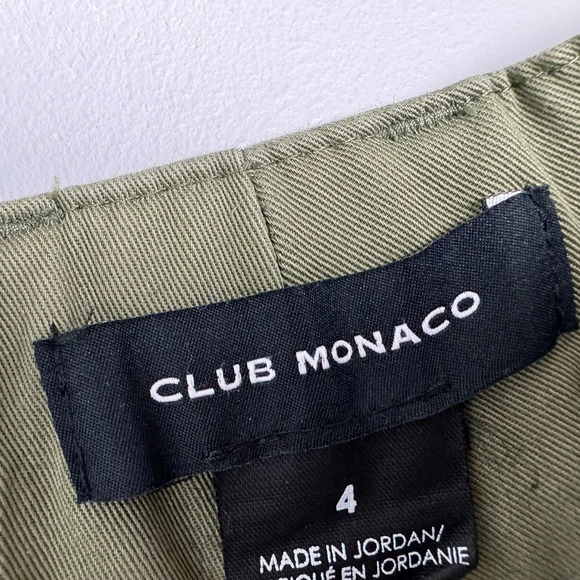 Club Monaco Cuffed Chino Pants Size 4 - Picture 2 of 8